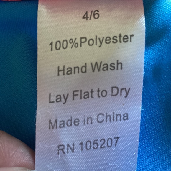 💙🩵PRINCESS CINDERELLA🩵💙 BLUE DRESS SIZE 4/6 - Picture 8 of 10